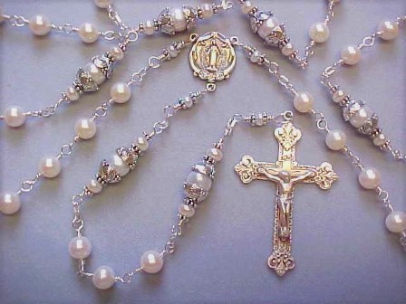 Freshwater Cultured Pearl Rosary